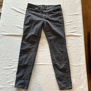 Kut from the Kloth‎ Diana Skinny Gray Corduroy cords jeans Pants size 6 EUC